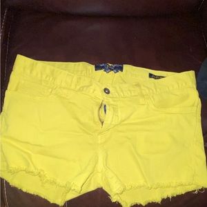 Yellow shorts